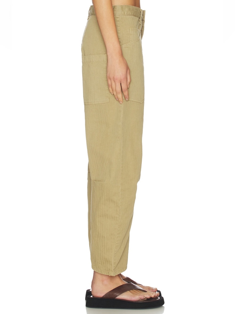 Nili Lotan shon pants in french Khaki - Picture 3 of 5